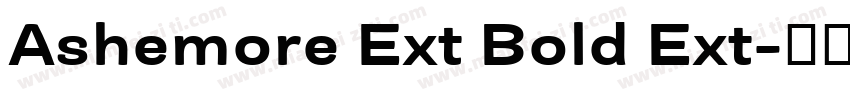 Ashemore Ext Bold Ext字体转换
